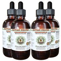 Chamomile Alcohol-Free Liquid Extract, Organic Chamomile (Matricaria Recutita) Dried Flower Glycerite 4x4 oz