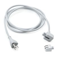 WESAPPINC Replacement US Plug Power Extension Cord Cable Compatible for Apple Mac iBook MacBook Pro 45W, 60W, 85W MagSafe or MagSafe 2 Models Power Supply (Extension Cord Cable New)