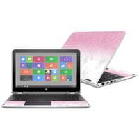 Mightyskins Skin Compatible with Hp Pavilion X360 15.6" (2016) - Marble Glitz | Protective, Durable, and Unique Vinyl Decal Wrap Cover | Easy to Apply, Remove, and Change Styles | Made in The USA