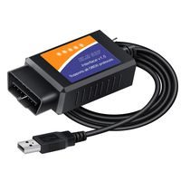 ELM327 FORScan OBD2 Adapter ELMconfig OBDII USB Scanner Diagnostic Scan Tool with MS-CAN HS-CAN Switch for Ford F150 F250 Cars and Light Trucks Code Reader Diagnose on Windows Only
