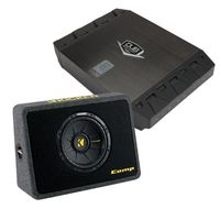 Kicker 40TCWS104 Truck Subwoofer box + Dub2100A 200 Watt Amp + Amp wire kit