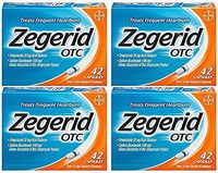 Zegerid OTC 24HR Complete Heartburn Relief, 42 Count (Pack of 4) 168 Capsules Total