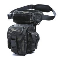 Antarctica Multifunctional Drop Leg Bag Tactical Military Thigh Hip for Motorcycling Hiking Traveling Fishing (Camouflage)