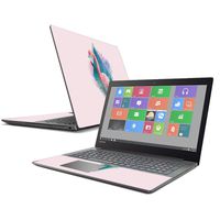 Mightyskins Skin Compatible with Lenovo Ideapad 320 15" (2017) - Flamingo Vice | Protective, Durable, and Unique Vinyl Decal Wrap Cover | Easy to Apply, Remove, and Change Styles | Made in The USA