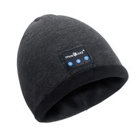 TOPOINT Bluetooth Beanie Hat Headphones Cool Tech Gadgets for Men Women Teen Girls Boys Dad Mom, Bluetooth V5.2 Wireless Music Bluetooth Beanie with HD Stereo,Washable,Built-in Microphone Black