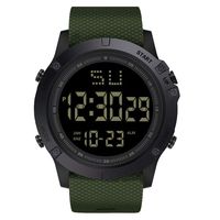 Sports Watch,Hot Sale! Fashion Men LED Digital Date Military Sport Rubber Quartz Watch Alarm Waterproof(Green)