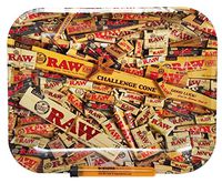 RAW Rolling Tray"Mix" (Large) with Hippie Butler Kewl Tube