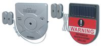 Techko S023 Ultra Slim Solar Powered Indoor Magnetic Sensor Entry Alarms (2 Pack)