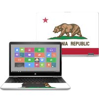 Mightyskins Skin Compatible with Hp Pavilion X360 14" (2017) - California Flag | Protective, Durable, and Unique Vinyl Decal Wrap Cover | Easy to Apply, Remove, and Change Styles | Made in The USA