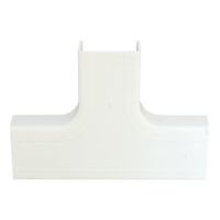 1.25 inch Surface Mount Cable Raceway, White, Tee