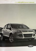 2016 Ford Escape Owner's Manual Guide Book