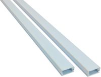 Electriduct Medium Latching Cable Raceway (500 Series) - 5 Feet - White | 2 Sticks (10 Feet Total)