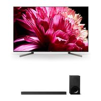 Sony XBR55X950G 55" BRAVIA 4K Ultra HD HDR Smart TV and HT-X9000F 2.1-Channel Dolby Atmos Soundbar with Subwoofer