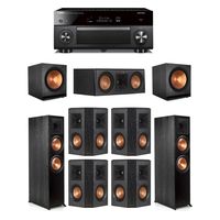 Klipsch 7.2 Ebony System - 2 RP-8000F,1 RP-500C,4 RP-402S,2 SPL-150,1 RX-A3080 Receiver