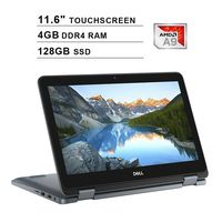 2019 Newest Dell Inspiron 11 3195 2-in-1 11.6 Inch Touchscreen Laptop (AMD A9-9420e up to 2.7GHz, 4GB DDR4 RAM, 128GB SSD, AMD Radeon R5, WiFi, Bluetooth, HDMI, Windows 10)