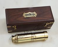 Nautical Telescope With Rosewood Box 12" Marine Brass Telescope Gift