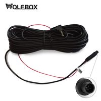 50Feet Backup Camera Extension Cord Cable for WolfBox G840 Mirror Dash Cam(4 pin, 2.5mm)