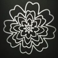 Scrapbook Metal Etching Die DIY Embossed Carbon Steel Art Flowers Cutting Dies