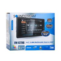 Soundstream VM-622HB Digital Media Receiver / 6.2", 2-DIN, with Bluetooth 4.0 & MHL Android PhoneLink, A2DP Wireless MP3 Audio Playback, Rear Audio/Video Input, Rear View Camera Input