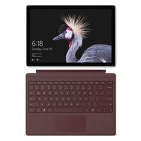 Microsoft Surface Pro (Intel Core i7, 8GB RAM, 256GB) - FJZ-00001 w/ Microsoft Surface SPro M1755 SignaType Cover burgundy