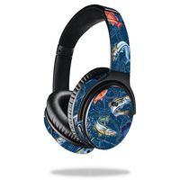 MightySkins Skin Compatible with Bose QuietComfort 35 Headphones - Saltwater Compass | Protective, Durable, and Unique Vinyl Decal wrap Cover | Easy to Apply, Remove | Made in The USA