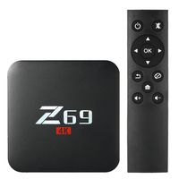 Docooler Z69 Smart Android 7.1 TV Box Amlogic S905X Quad-core UHD 4K 3GB / 32GB Mini PC LAN & WiFi H.265 Miracast Media Player US Plug