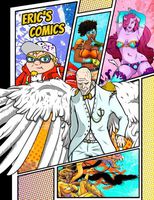 Eric's Comics: Personalized Create a Comic Combo!: 100 Unique, Blank, Single-Sided, Practice Pages! Each Page is Different for Drawing Your Own Comic ... Variety of Panel Patterns, Size 8 1/2" x 11"