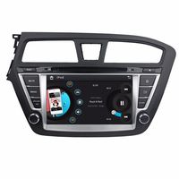 2 Din 8inch Car DVD player with GPS navigation,free map, audio Radio stereo,USB/SD,AUX,Bluetooth/TV,touch screen for Hyundai I20 2014-2015