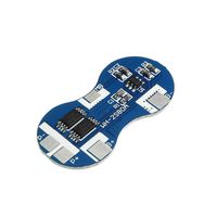 Maxmoral 1-Pack 4A 2S 18650 Lithium Protection Board BMS Li-ion Battery Lipo Cell Charger Protection Module Overcharged Overcurrent Protection 7.4V 8.4V