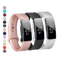 Tkasing Compatible with Fitbit Inspire/Inspire HR/Ace 2 Band,Soft Silicone Strap Replacement Wristband Replacement for Fitbit Inspire HR