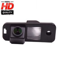 Rear Reversing Backup Camera Rearview License Plate Camera Night Vision Ip68 Waterproof for Hyundai Grand Santa Fe 2013~2016