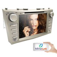 hizpo in Dash Double Din 8Inch Touch Screen GPS Navigation Radio Bluetooth SWC for Toyota Camry 2007 2008 2009 2010 2011