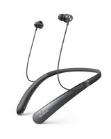 Bluetooth Neckband Headphones, Soundcore Life NC, Active Noise Cancelling Bluetooth Headset with Hi-Res Audio, Clear Calls, Transparency Mode, Multi-Device Connection, Flight Mode (Renewed)