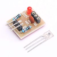 DEVMO Mini Laser Receiver Transmitter Sensor Module Board Non-Modulator Tube Compatible with Arduino