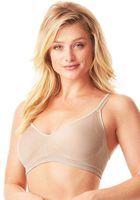Warner's Women's Easy Does It No Bulge Wire-Free Bra, Toasted Almond, L