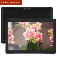 Android Tablet 10 Inch, Google Android 7.0 Unlocked Tablet PC with Dual SIM Card Slots, 3G Phone Support, Octa Core Processor, 64GB, 2MP+8MP Dual Camera, WiFi, Bluetooth, GPS