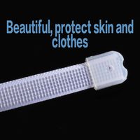 VIVIPA 20 Pieces Silicone End Caps for Rigilene Polyester Boning (Transparent, 12mm)