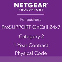 NETGEAR ProSUPPORT, 1-Year 24x7 On Call Support, Category 2 (PMB0312P)