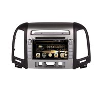 Effort GPS Navigation Android 8.0 Car Stereo CD DVD Player in Dash Radio with 7" LCD Bluetooth Multimedia System for Hyundai Santa FE 2006-2012 Support Audio&Video Format/wifi/3G/Rear View Camera