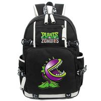 Siawasey Cute Plants Zombie Hot Game Bookbag Backpack Shoulder Bag School Bag