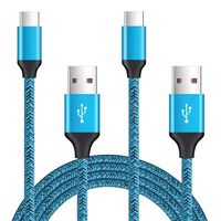 USB C Fast Charging Cable Replacement for Samsung Galaxy Note 10 A50 A20 10e 10 S10 S10e Plus A80 A70 A10E, LG Stylo 5/4, Moto Z4 G7 Power, Google Pixel 3a, AndHot 2Pack Type C Phone Charger Cord 6ft