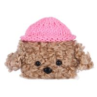 Shan-S for AirPods Pro 2019 Wireless Charging Case,Soft Fur Furry Kawaii Fun Cool Teddy Dog Protective Case Skin Cover for AirPods Pro [ Newest Release][Christmas Holiday Women Girls Kids Gift]