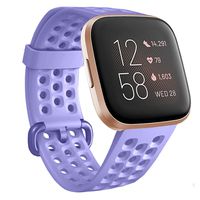Compatible with Fitbit Versa 2/Versa/Versa Lite/Special Edition Bands Sport Strap Silicone Material Breathable Strap Bands for Fitbit Versa 2 Smart Fitness Watch