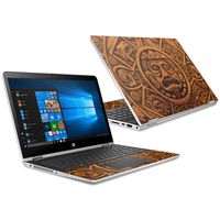 Mightyskins Skin Compatible with Hp Pavilion X360 15.6" (2018) - Carved Aztec | Protective, Durable, and Unique Vinyl Decal Wrap Cover | Easy to Apply, Remove, and Change Styles | Made in The USA