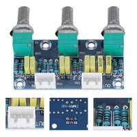 Zerone Preamplifier Module Board 3 Channels Pre-Amplifier Module Toning Board for Audio XH2.54 3P Socket