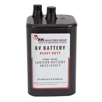 RK Safety 6 Volt Lantern Battery 4R25 (Pack of 6)