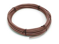 THE CIMPLE CO - Solid Copper Grounding Wire - Proudly Made in America - Ground Protection Satellite Dish Off-Air TV Signal - UV Jacketed Antenna Electrical Shock # 10 Gauge AWG THHN - Brown 75 FT