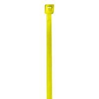 BOX USA BCT422C Colored Cable Ties, 18#, 4", Yellow (Pack of 1000)