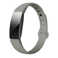 SWEES Silicone Bands Compatible with Fitbit Inspire & Inspire HR & Ace 2, Replacement Soft Thin Band Accessories Small Large for Women Men, Black, White, Blue, Pink, Gray, Wine