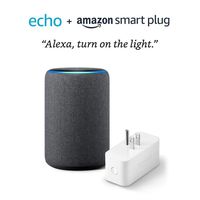 All-new Echo (3rd Gen) bundle with Amazon Smart Plug - Charcoal